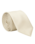 Letteriello Ivory Woven Grenadine Silk Neck Tie
