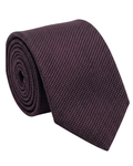Letteriello Purple Woven Grenadine Silk Neck Tie