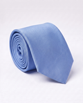 Letteriello Sky Blue Twill Italian Silk Neck Tie
