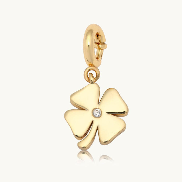 Little Words Project Charm - Four Leaf Clover