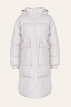 Lonneke - Manteau Long Femme Duvet avec Capuchon