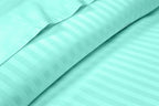 Aqua Blue Striped Sheets