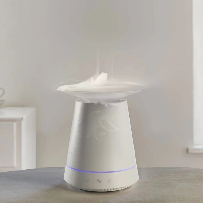 Earthstore® Made By Zen KASUMI White, Diffuser, Ioniser, Cascading Mist, Colour Changing