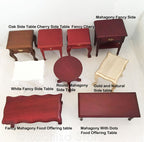Mahogany Pedestal Table With Drawer