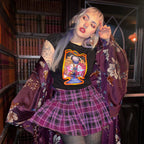 Major Arcana Baby Tee - XVIII The Moon