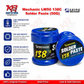Mechanic LW50 138°C Lead-Free Solder Paste 50G – BGA & SMD Rework Paste