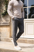 Melange Pants in Dark Charcoal - TAILORED ATHLETE - USA
