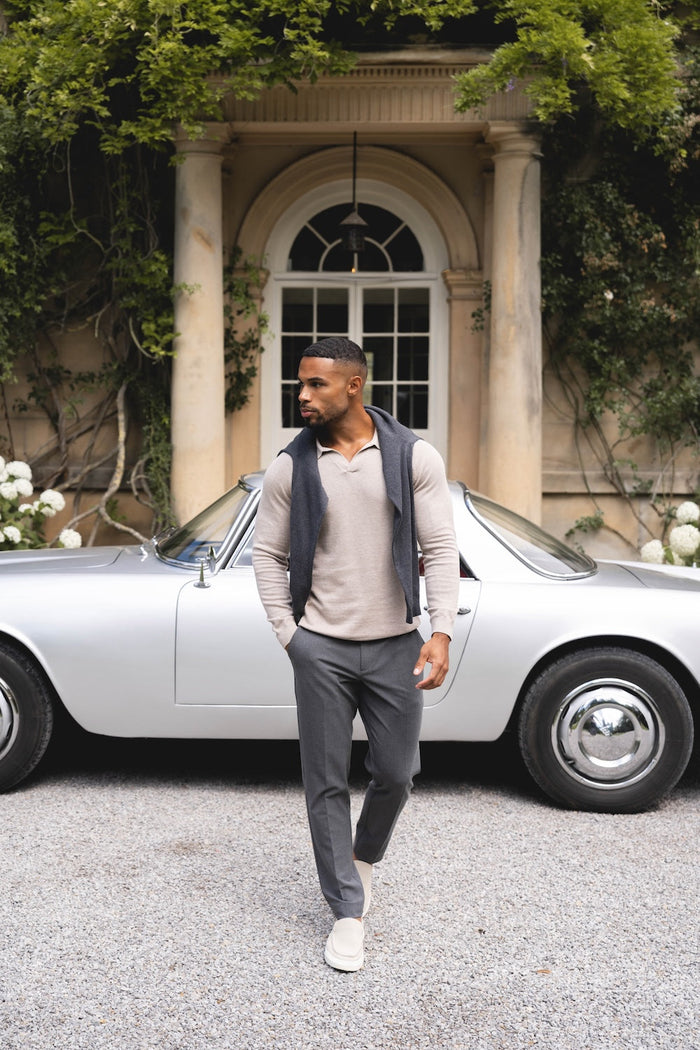 Melange Pants in Dark Charcoal - TAILORED ATHLETE - USA