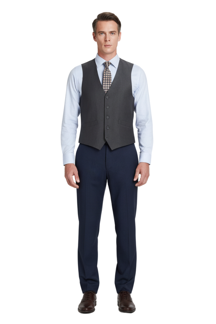 Men's Classic Fit Suit Separate Vest - The Suit Depot