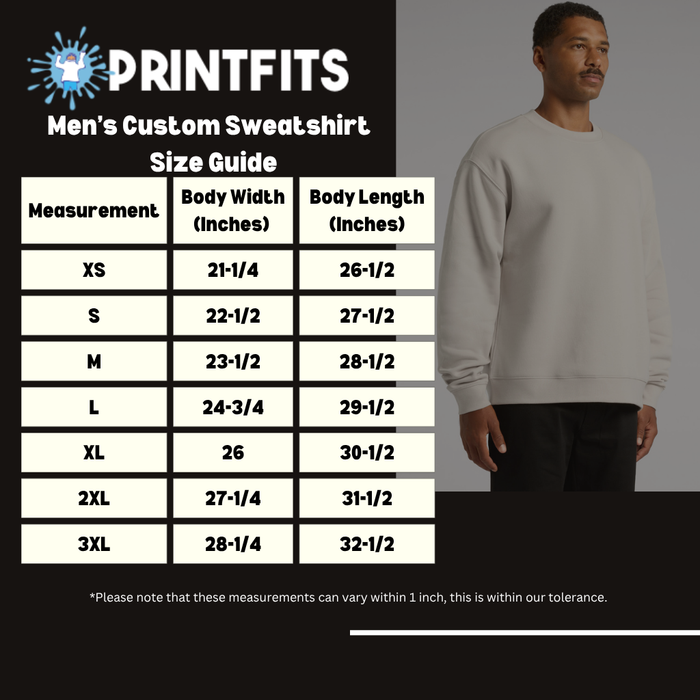 MENS CUSTOM SWEATSHIRT