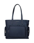 Michael Kors Blue Fabric Shoulder Bag