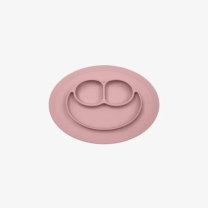 The Mini Mat in Blush Pink + Bapron in Delilah Floral Flutter / Unique Baby Shower Gift Idea #color_blush-delilah-floral-flutter
