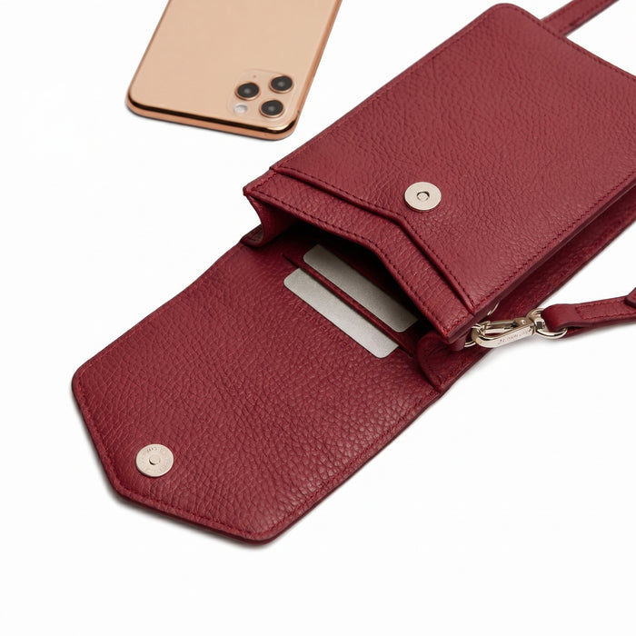 Mini Willow Crossbody Garnet Red