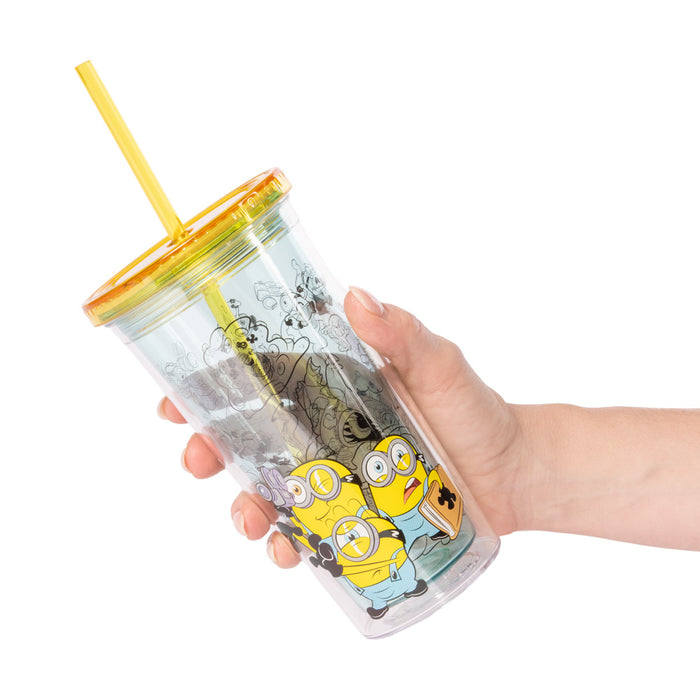 Minions & Monsters Tumbler with Straw