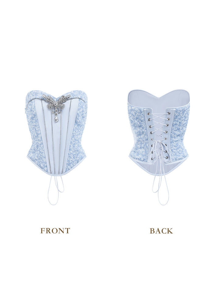 Moonlit Coral Corset