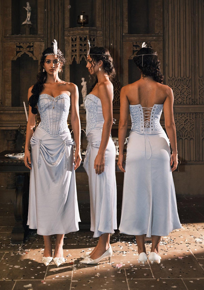Moonlit Coral Corset