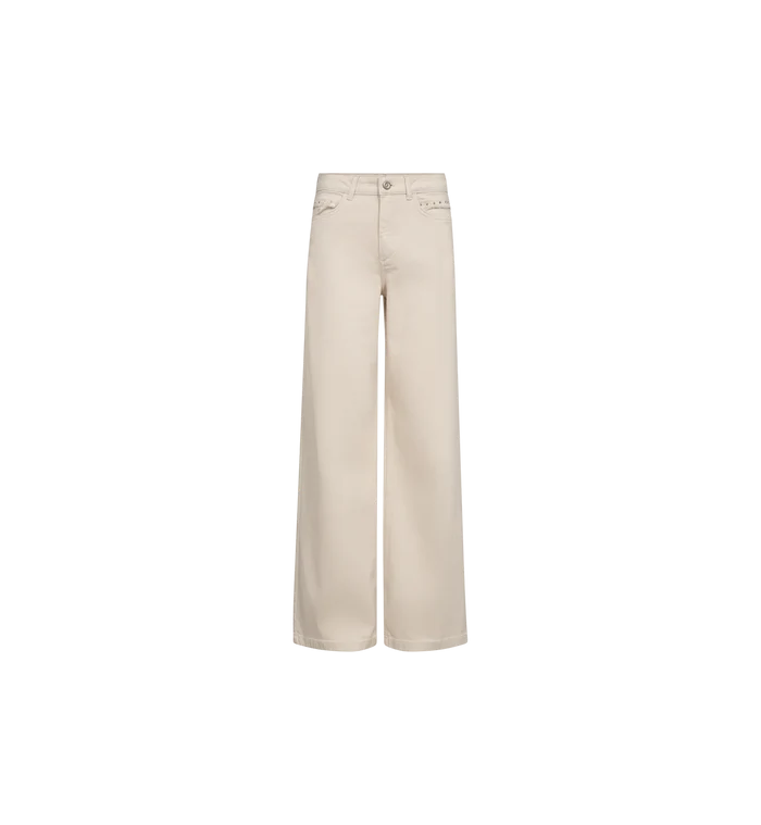 Mos Mosh Colette Fringe Jeans - Clay