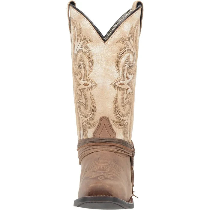 Laredo Myra Sand & White Western Boots for Women