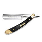 Naked Armor Solomon Straight Razor 7/8" Black Algum Wood Japanese Steel.