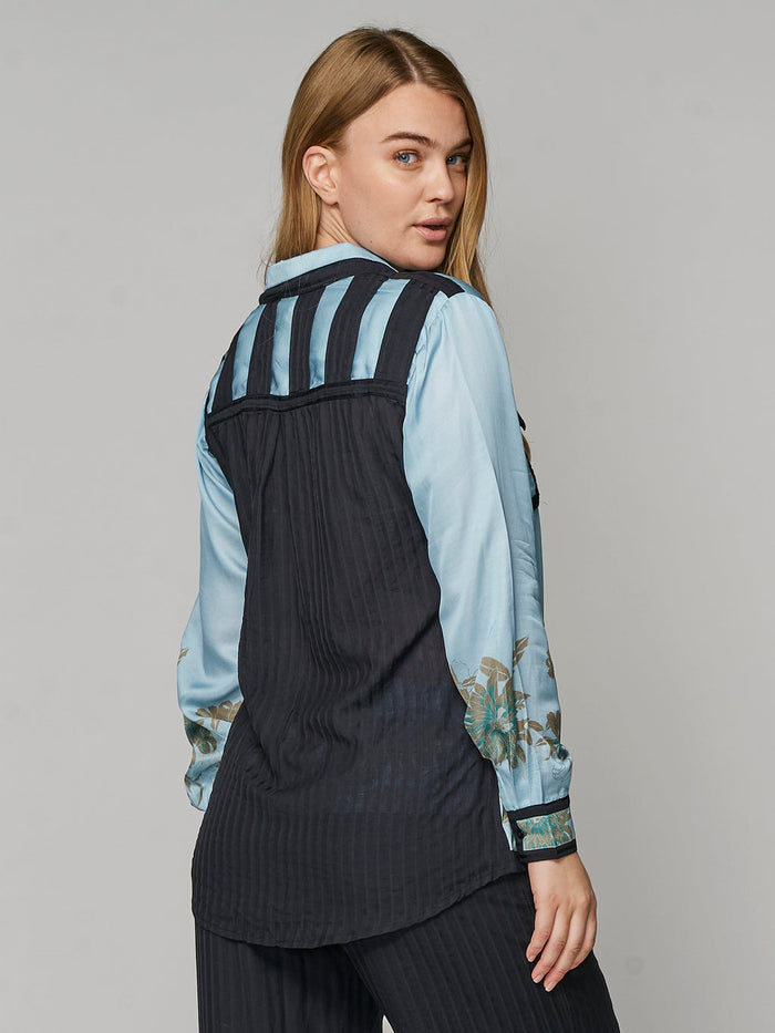 Nu Denmark Othea Shirt - Sky Blue
