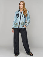 Nu Denmark Othea Shirt - Sky Blue