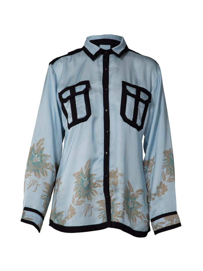 Nu Denmark Othea Shirt - Sky Blue
