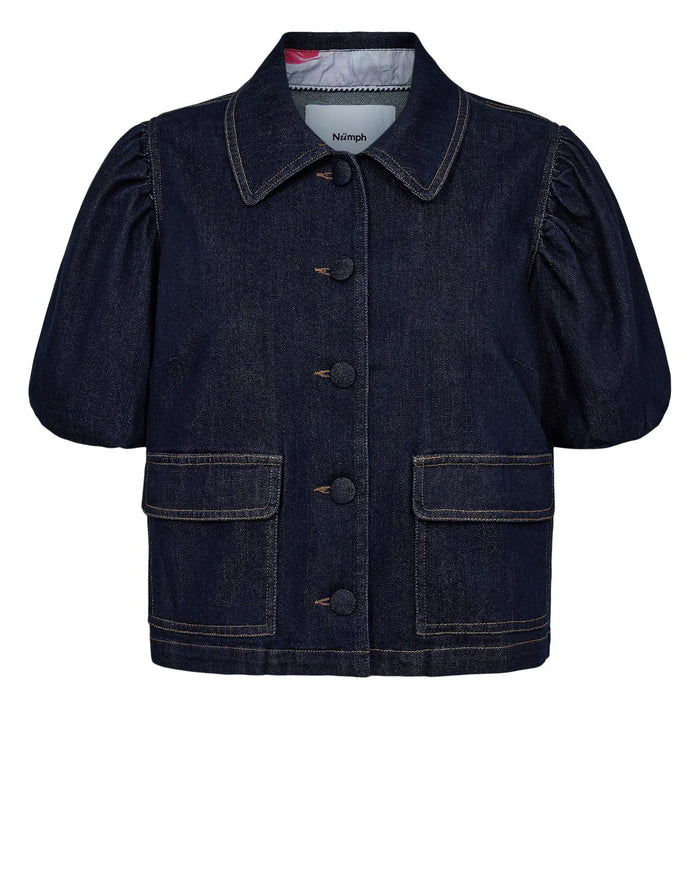 Numph NuAletta Shirt - Dark Blue Denim