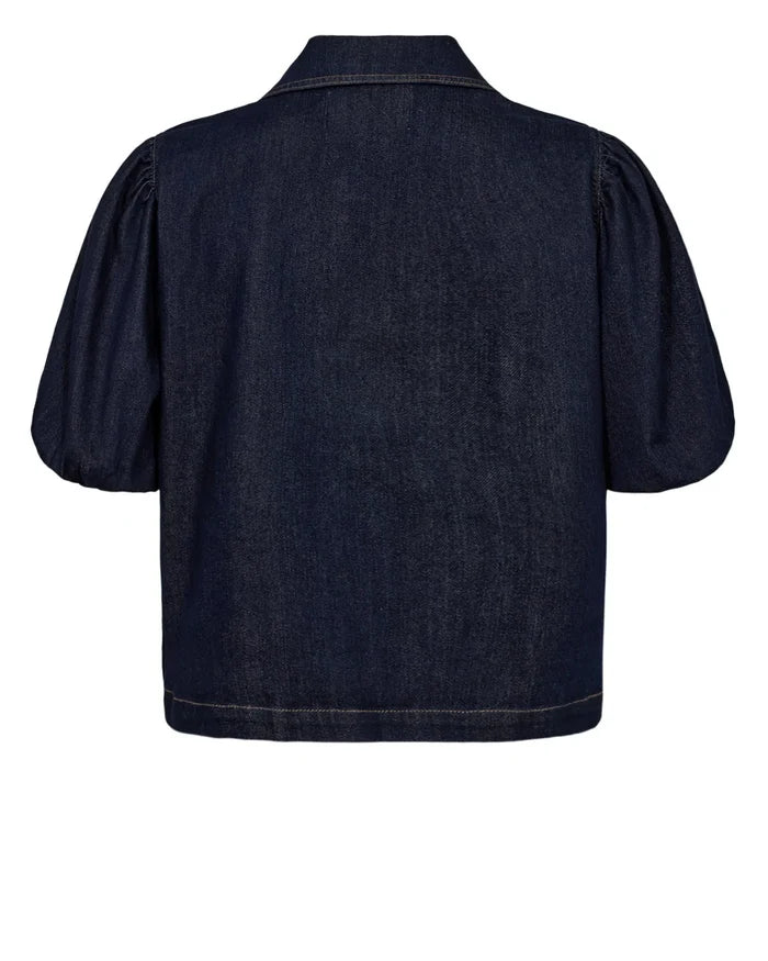 Numph NuAletta Shirt - Dark Blue Denim