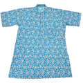 Paisley in Yamuna Blue Cotton Kurtas - S-M-L