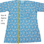 Paisley in Yamuna Blue Cotton Kurtas - S-M-L