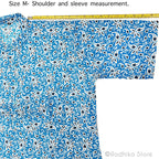 Paisley in Yamuna Blue Cotton Kurtas - S-M-L