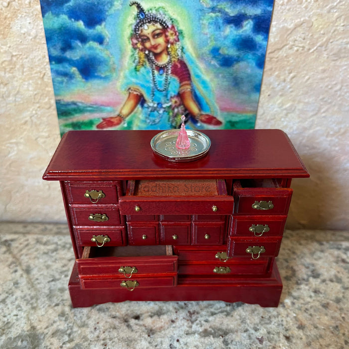 Palace Jewelry Box - Trinket Dresser - Cherry Wood Finish