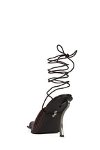 PARALLAX Jeffrey Campbell Heeled Mule Brown Snake