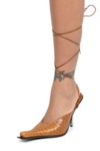 PARALLAX Jeffrey Campbell Heeled Mule Mustard Snake
_hover