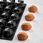 Pavoflex Silicone Mold - Mini Walnut Shell - 20 cavities