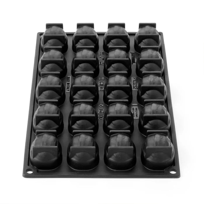 Pavoflex Silicone Mold - Mini Walnut Shell - 20 cavities