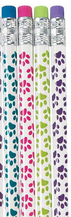 Paw Print Pencils (24 unit) #13640869, B-27
