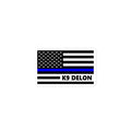 Personalized Sticker - K9 Flag - GH4