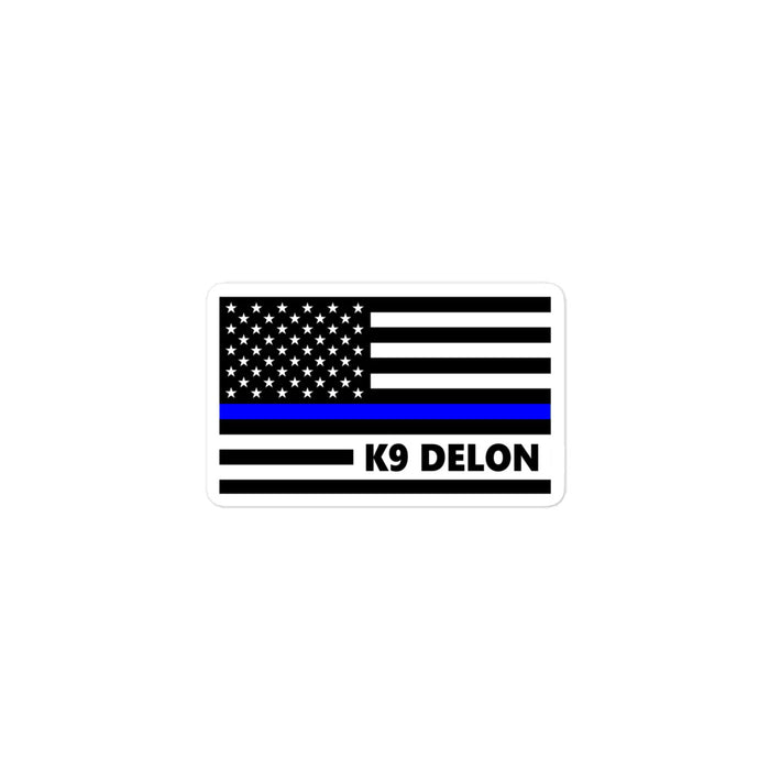 Personalized Sticker - K9 Flag - GH4