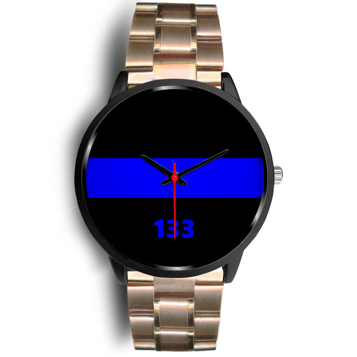 Mens 40mm / Rose Gold Metal Link
