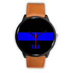Mens 40mm / Brown Leather
