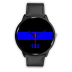 Mens 40mm / Black Leather