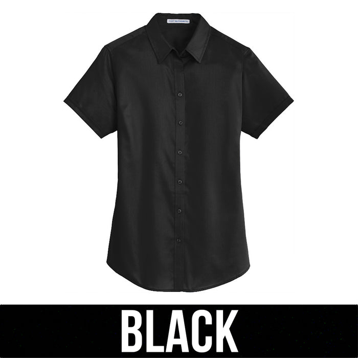 Port Authority Ladies SuperPro Twill Short Sleeve Shirt