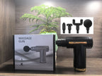 Portable Mini Muscle Fascia Massage Gun with 4 Massage Heads