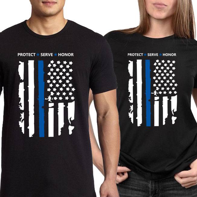 "Protect - Serve - Honor" - Shirt + Hoodies