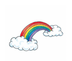 Rainbow Temporary Tattoo (50 unit) #2559