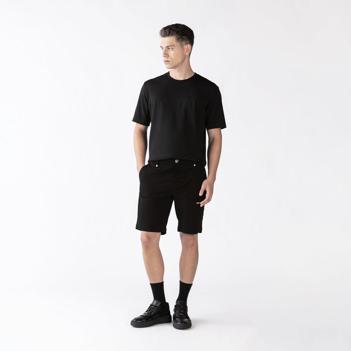 RAJ 2 DENIM SHORT MEN BLACK
