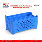 RELIFE RL-001S Tin-Planting Net Storage Box (Grey) – BGA Stencil Organizer for Mobile Repair Workshops