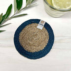 Respiin Round Seagrass & Jute Coaster