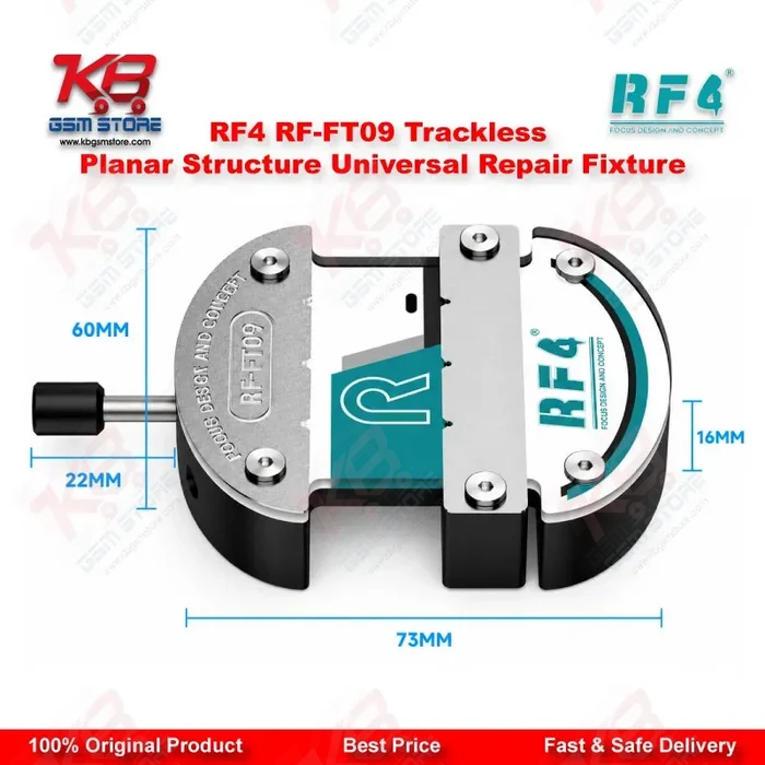 RF4 RF-FT09 Trackless Planar CPU IC Repair Fixture for BGA De-Gumming